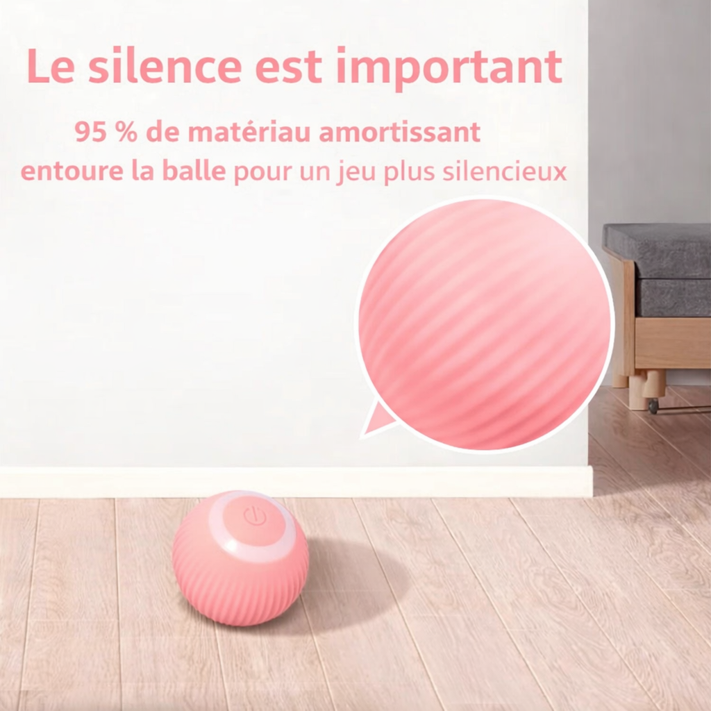 Balle interactive intelligente pour chat