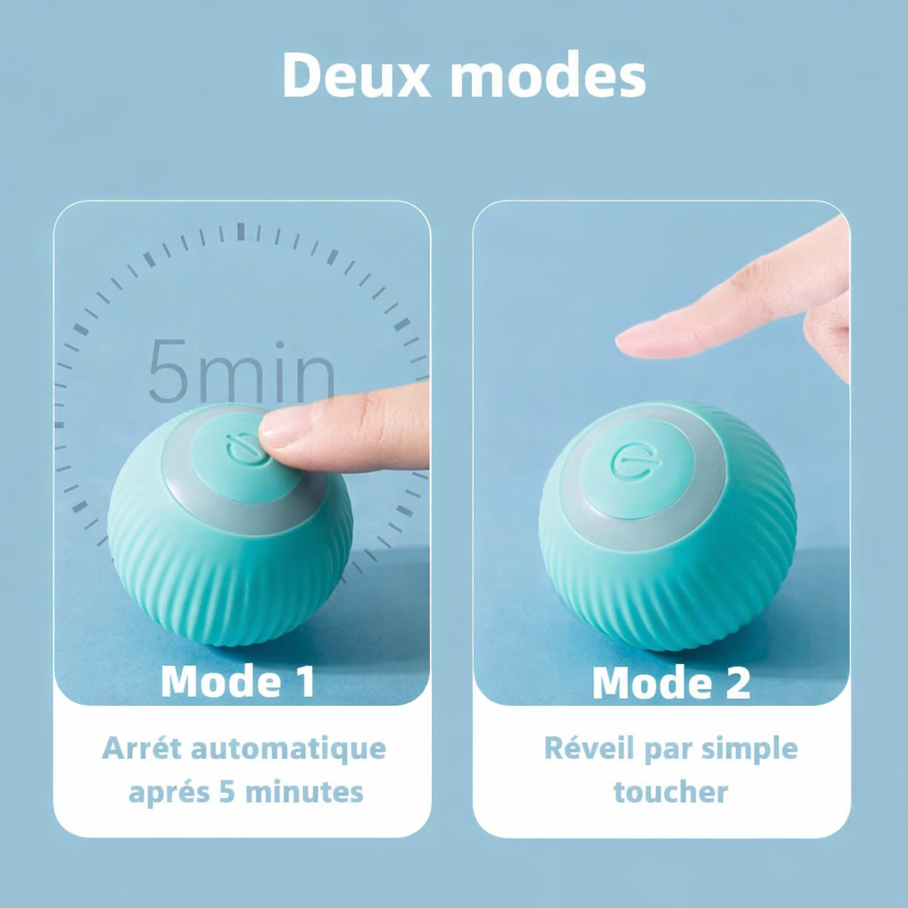 Balle interactive intelligente pour chat