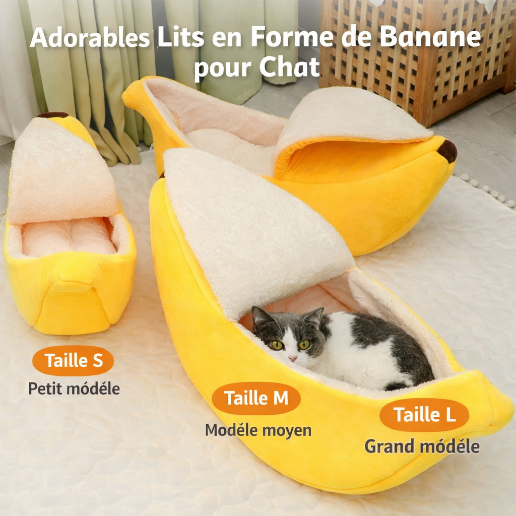 Lit Banane Douillet pour Chat