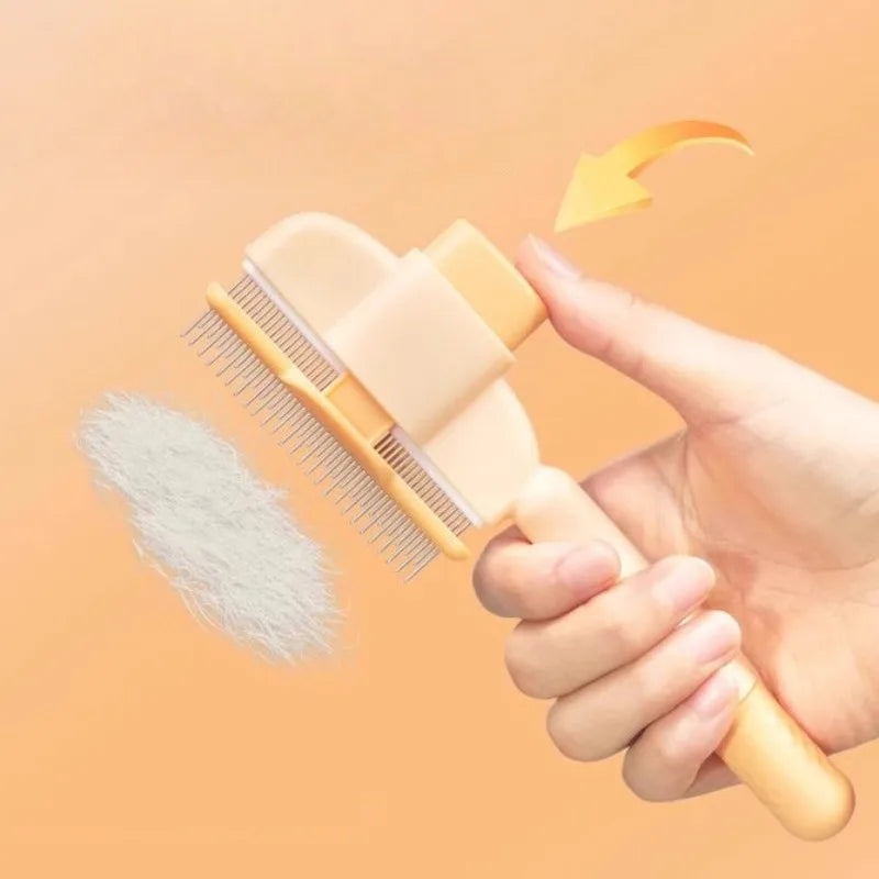 Brosse pour chat qui retire les poils en douceur