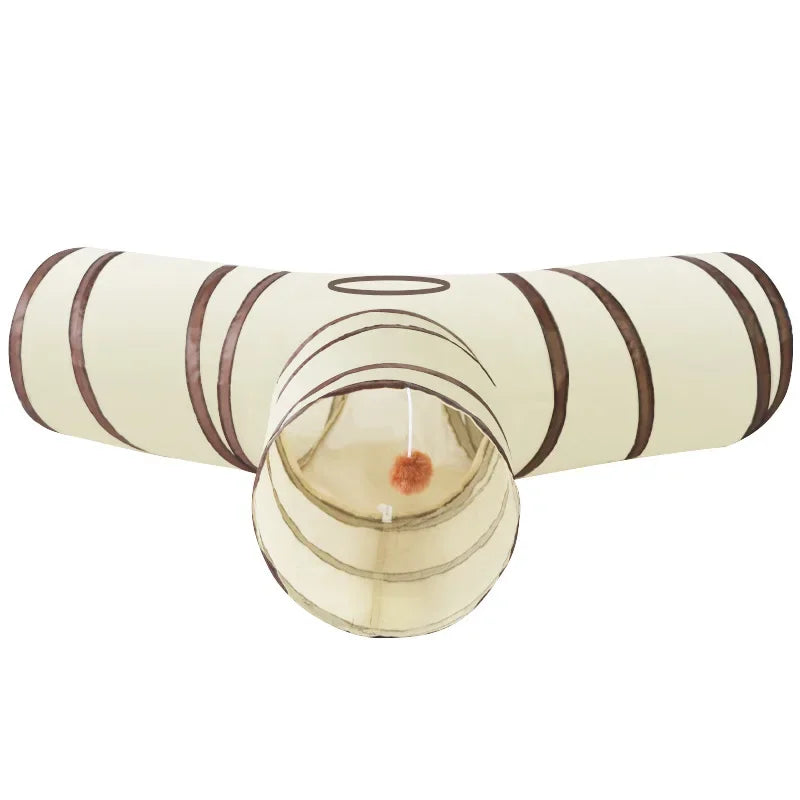 Tunnel de Jeu Interactif en T pour Chat