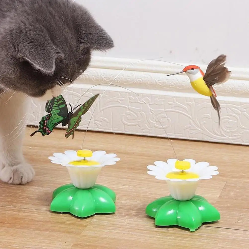 Jouet papillon interactif automatique pour chat