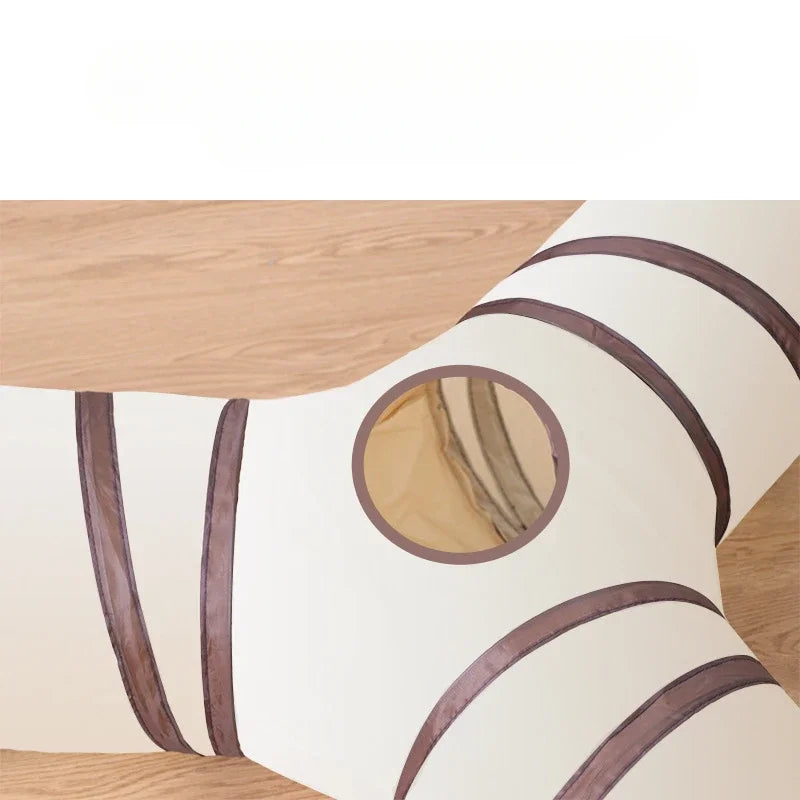 Tunnel de Jeu Interactif en T pour Chat