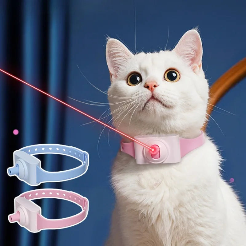 Collier laser interactif pour chat