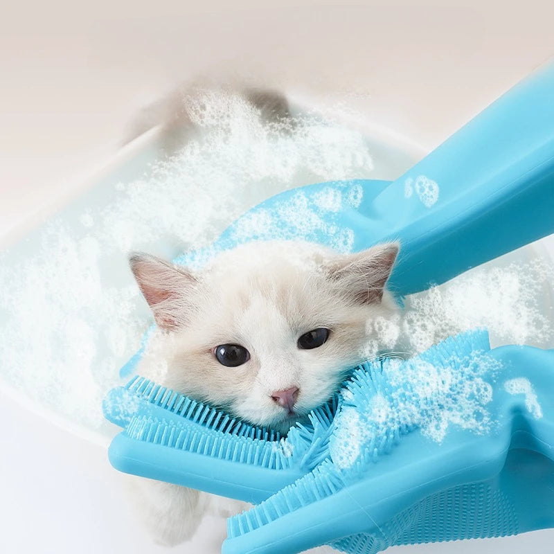 Gant de toilettage pour chat