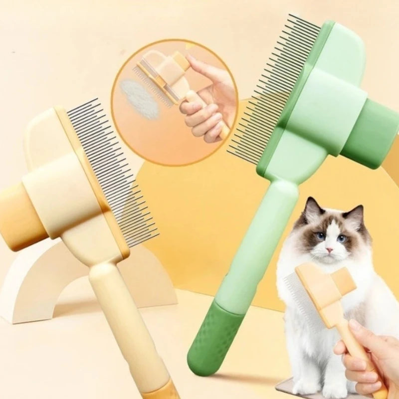 Brosse pour chat qui retire les poils en douceur